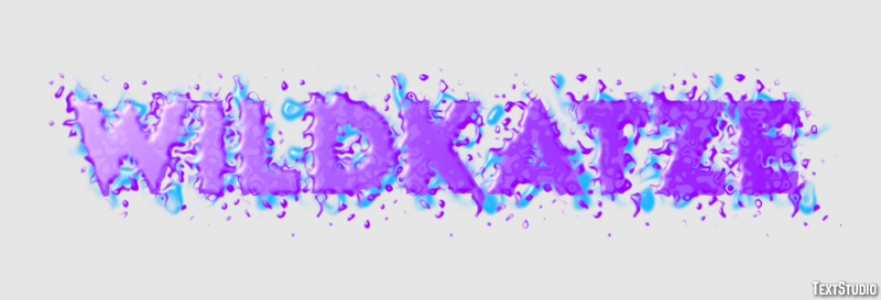 Wildkatze Texteffekt
