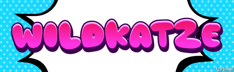 Wildkatze Texteffekt