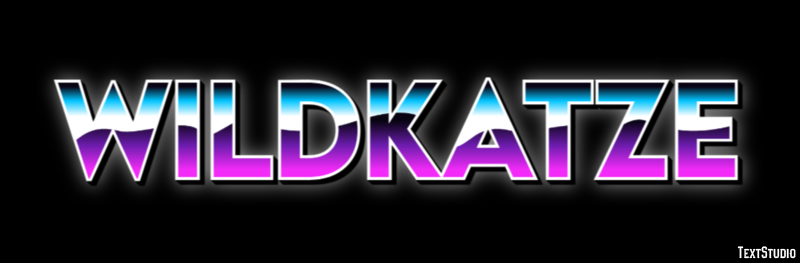 Wildkatze Texteffekt