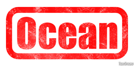 Ocean Efekt tekstowy