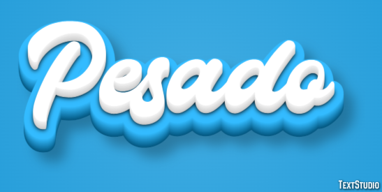 Pesado Efeito de texto
