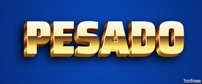 Pesado Efeito de texto
