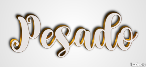 Pesado Efeito de texto