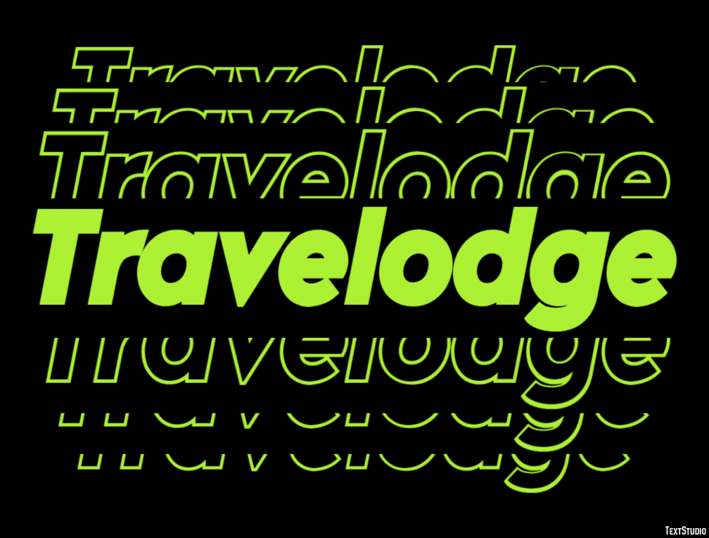 Travelodge Efeito de texto