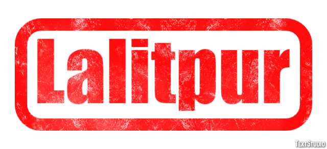 Lalitpur Efeito de texto