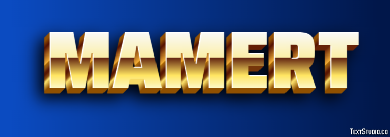 Mamert Text effect