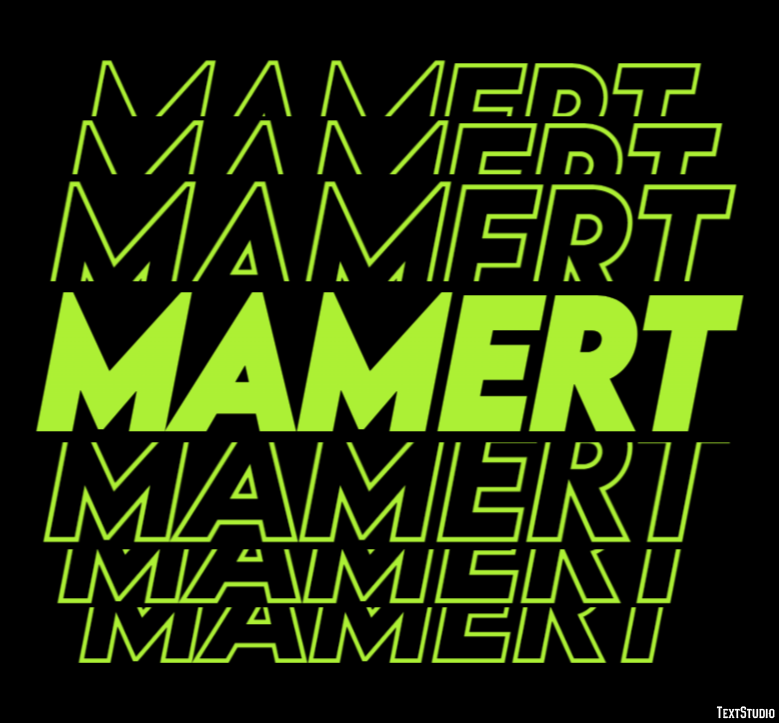 Mamert Эффект текста