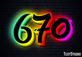 670 Texteffekt