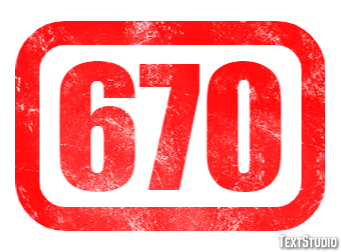 670 Texteffekt