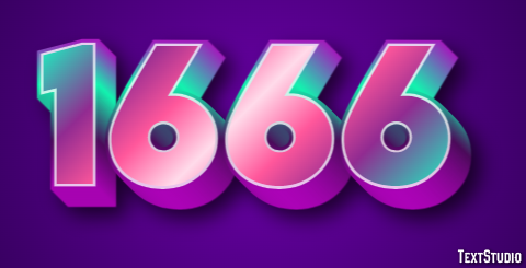 1666 Efeito de texto