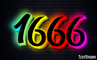 1666 Efekt tekstowy