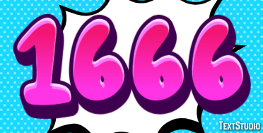 1666 Efecto de Texto
