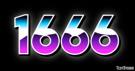 1666 Texteffekt