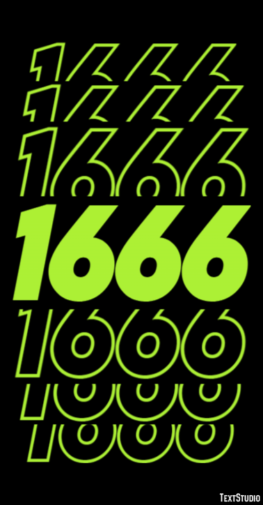 1666 Texteffekt