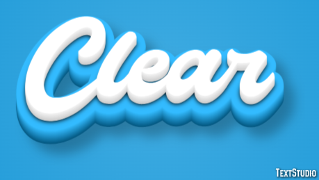 Clear Text Effect