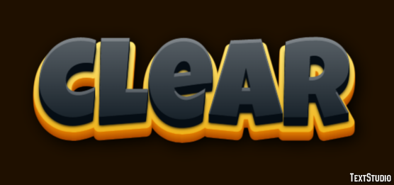 Clear Efecto de Texto