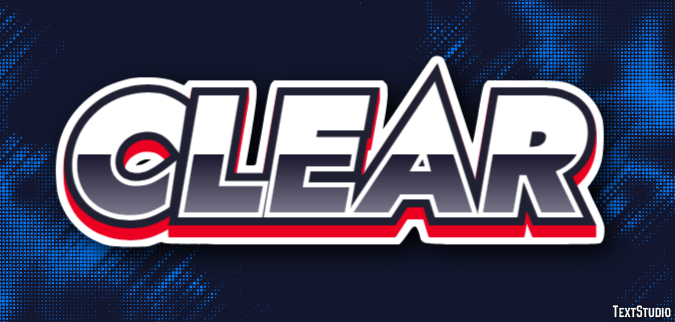 Clear Text Effect