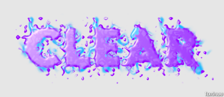 Clear Text Effect