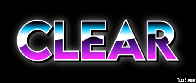 Clear Text Effect