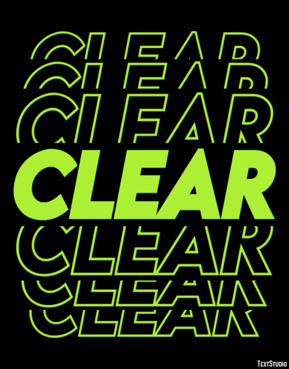 Clear Text Effect