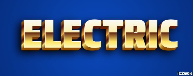 Electric Text Effect