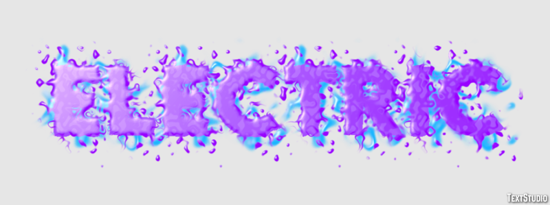 Electric Text Effect