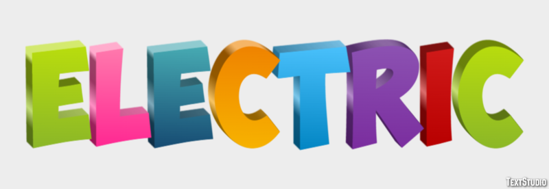 Electric Text Effect