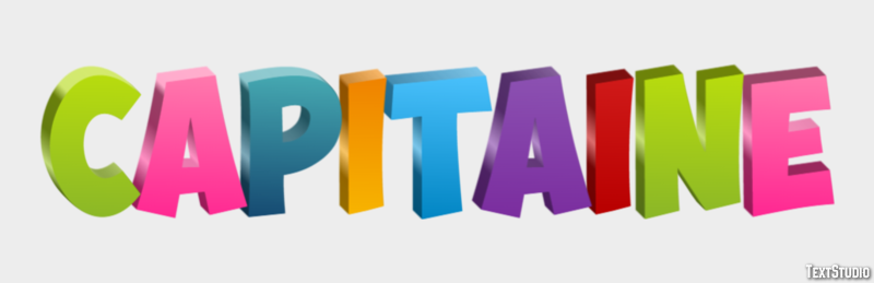 Capitaine Effet de Texte