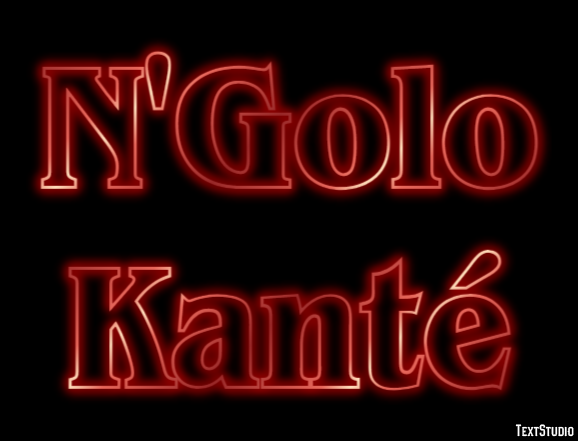 N'Golo Kanté Efeito de texto
