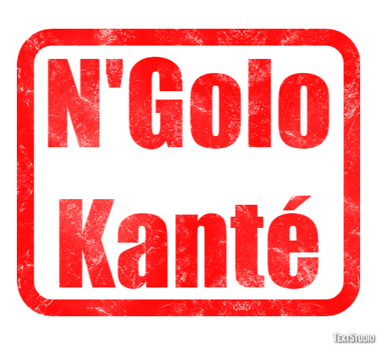 N'Golo Kanté Efeito de texto