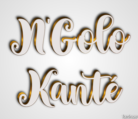 N'Golo Kanté Efeito de texto