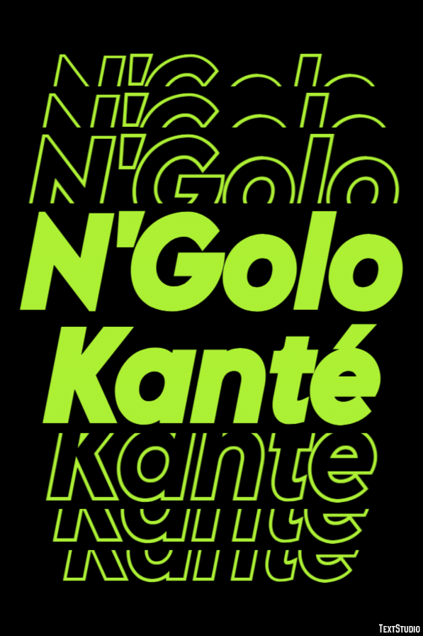 N'Golo Kanté Efeito do texto