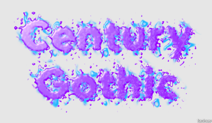 Century Gothic Text Effect