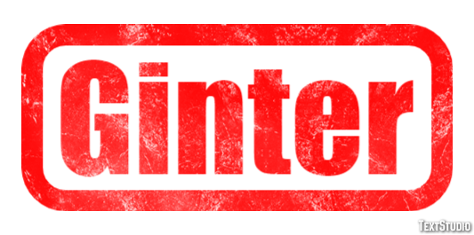 Ginter Efekt tekstowy