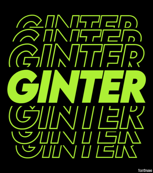 Ginter Efekt tekstowy