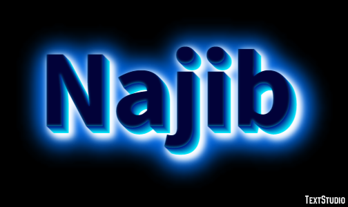 Najib Text Effect