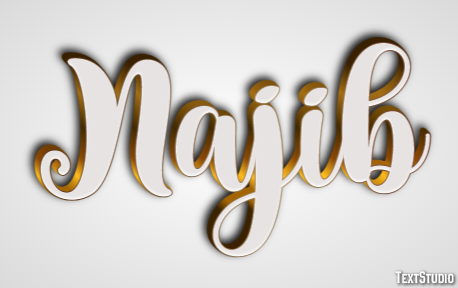 Najib Efecto de texto