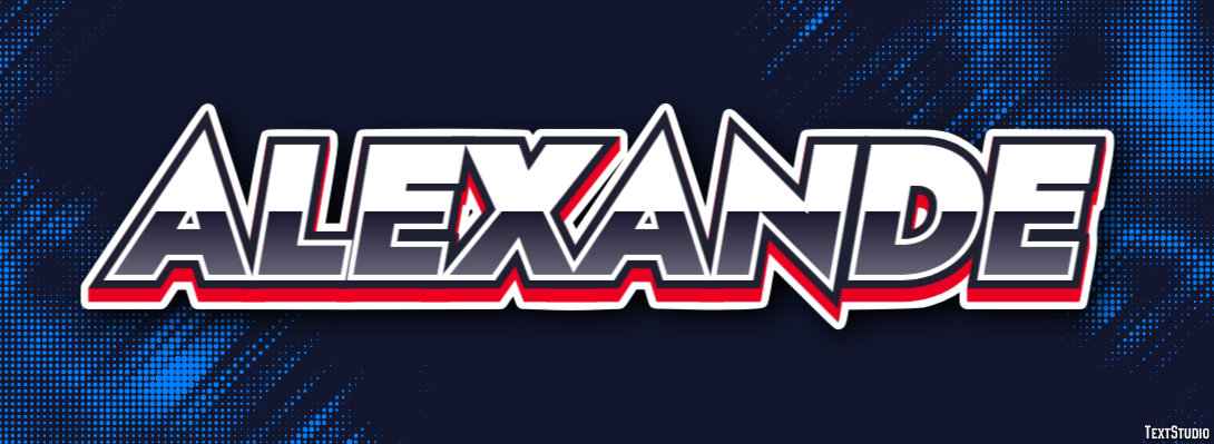 Alexande Text effect