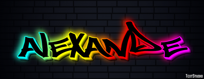 Alexande Text effect