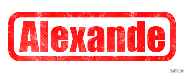 Alexande Text effect