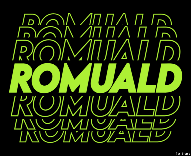 Romuald Effetto testo