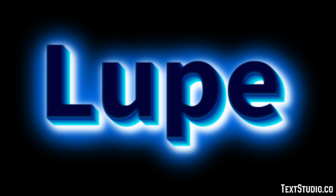 Lupe Efecto de Texto