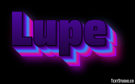 Lupe Efekt tekstowy