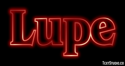 Lupe Efekt tekstowy