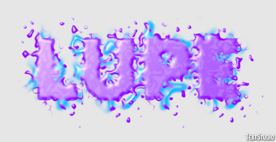 Lupe Efecto de Texto