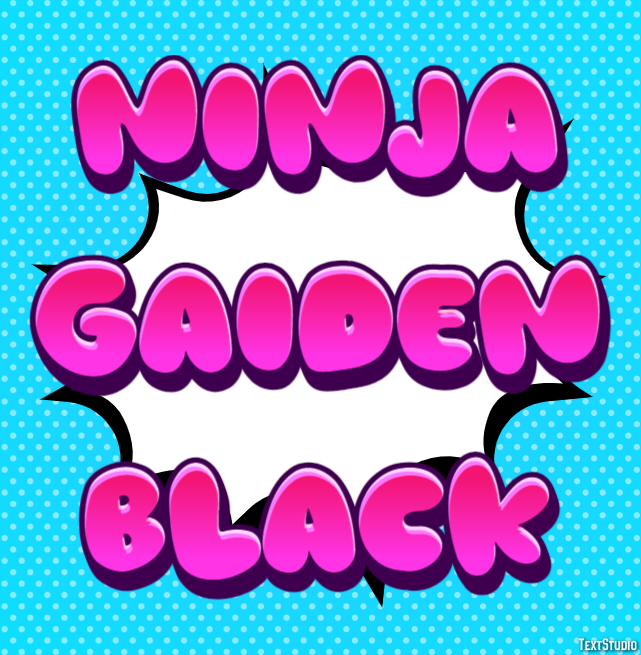 Ninja Gaiden Black Текстовый эффект