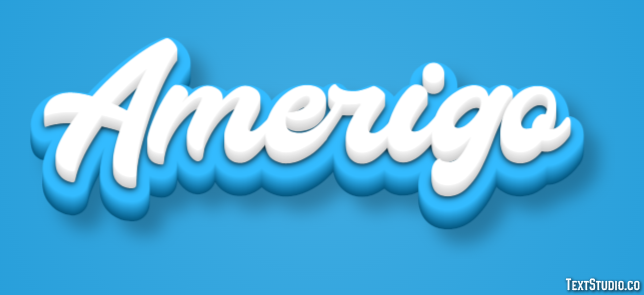 Amerigo Efecto de Texto