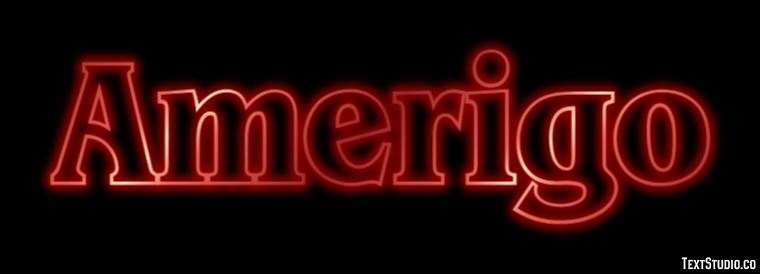 Amerigo Text effect
