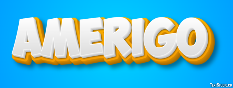 Amerigo Effetto testo