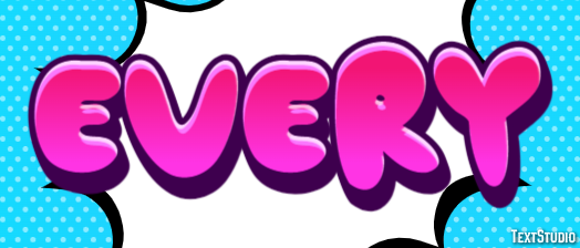 Every Efeito de texto